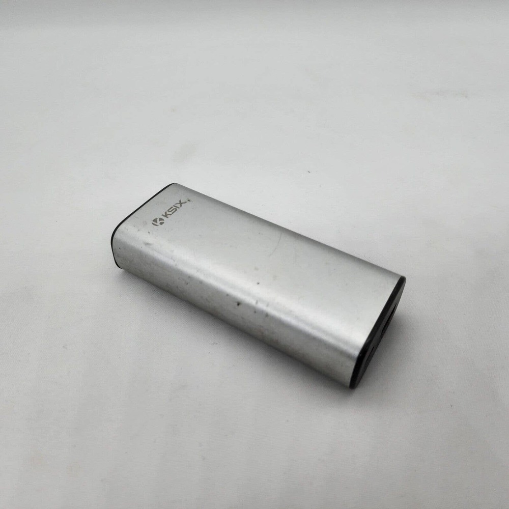 KSIX 4000 mAH Cable Micro USB Silver Lithium Powerbank
